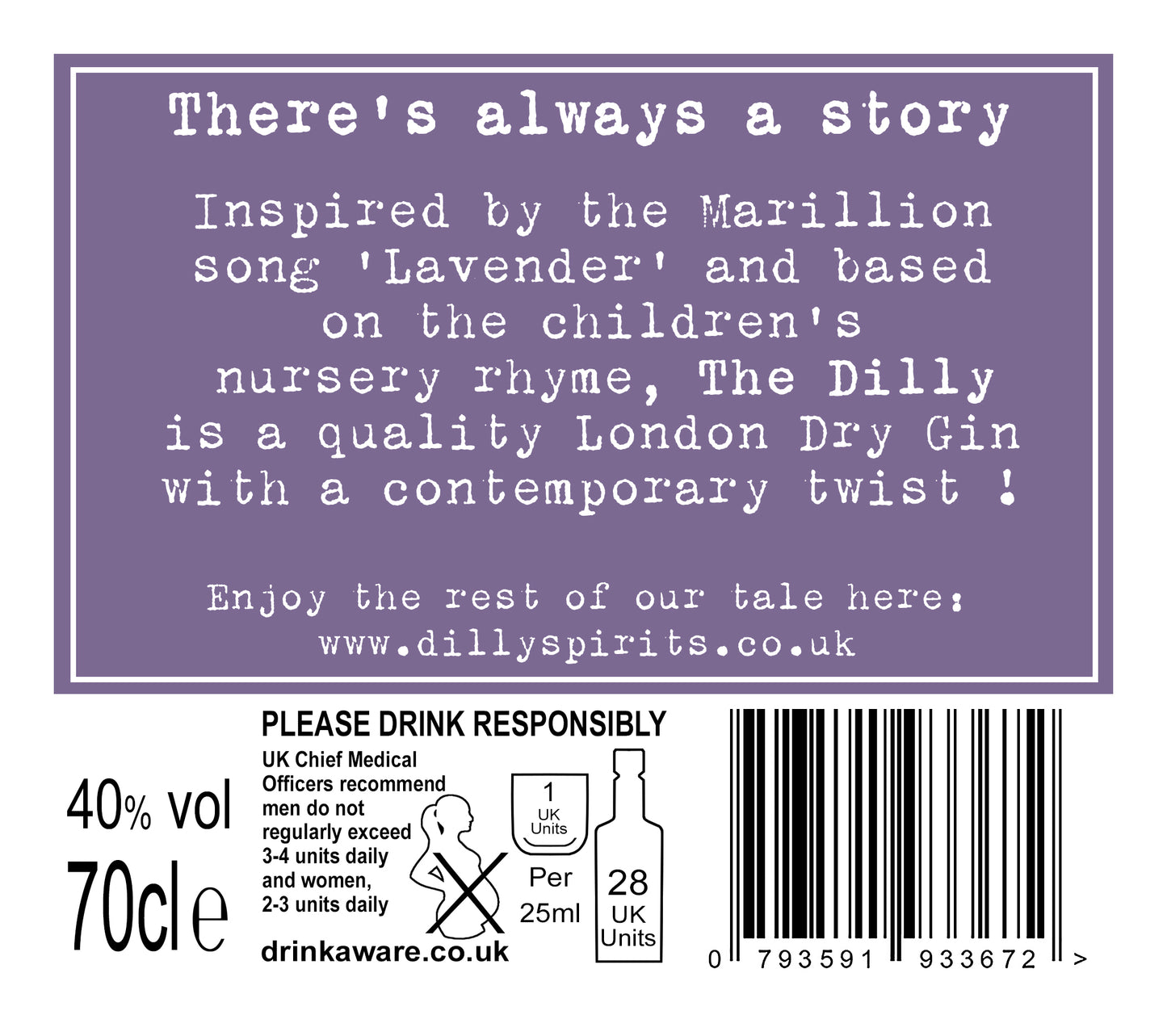 The Dilly Lavender Gin